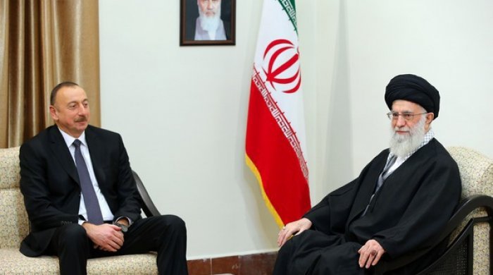 Prezident İlham Əliyev Ayətullah Xameneyi ilə görüşüb