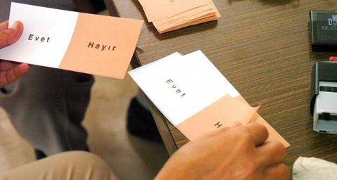 Türkiyədə referendumda bülletenlərin 94%-i sayılıb