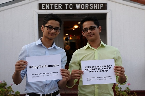 Aşura ilə əlaqədar `SayYaHussein` kampaniyası başladı - FOTO