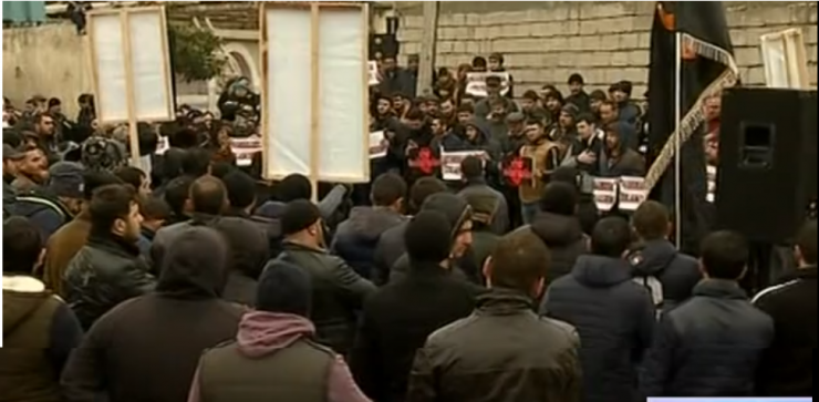 Gürcüstanda azərbaycanlılar yaşayan kənddə etiraz aksiyası keçirilib (Foto) Gürcüstanda azərbaycanlılar yaşayan kənddə etiraz aksiyası keçirilib (Foto)