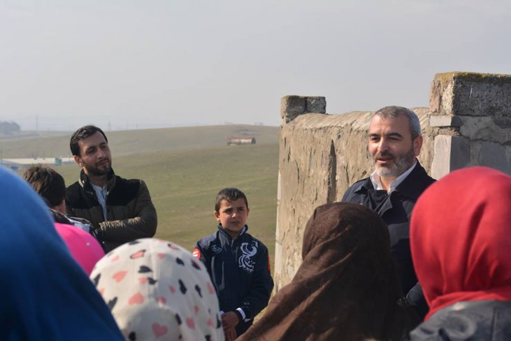 Əhli-beyt (ə) cəmiyyətinin az yaşlı tələbələri həzrəti Qeysi (r.ə) ziyarət etdilər (Foto-Video)