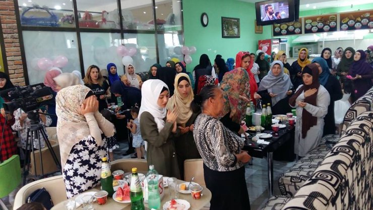 Gürcüstanda xanımlar Hz. Məsumənin (s.ə) təvəllüdünü keçirdilər (Foto-Video)