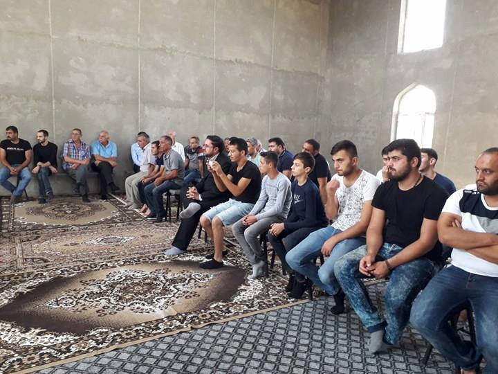 Ayətullah Şəbistəri Qardabani rayonunu ziyarət etdi (Foto)