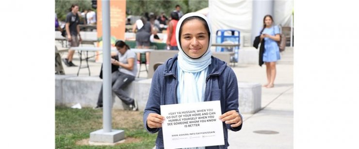 Aşura ilə əlaqədar `SayYaHussein` kampaniyası başladı - FOTO