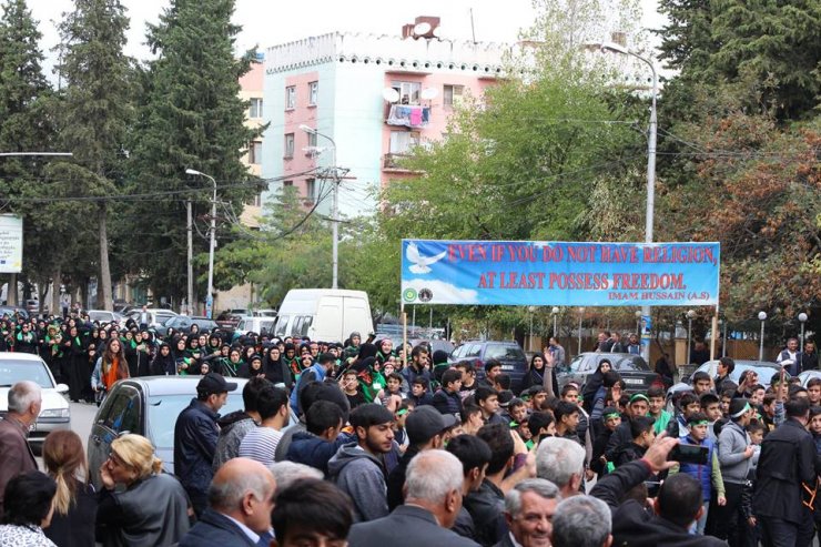 Marneuli şəhərində möhtəşəm "Tasua" yürüşü keçirildi (Foto)
