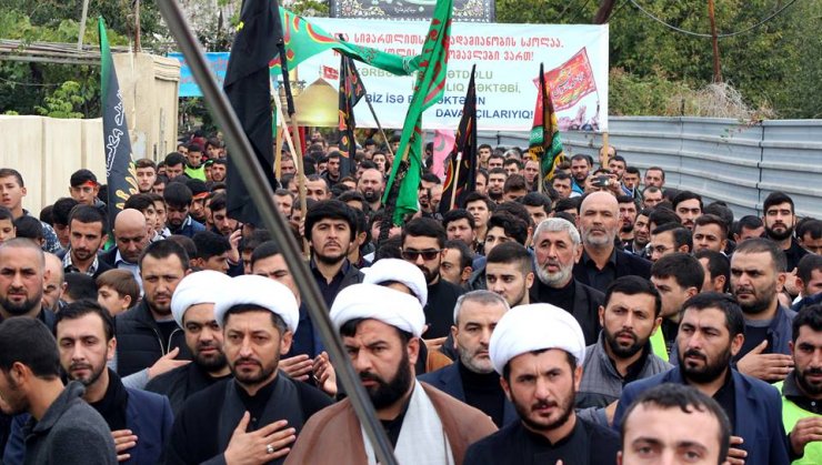 Marneuli şəhərində möhtəşəm "Tasua" yürüşü keçirildi (Foto)