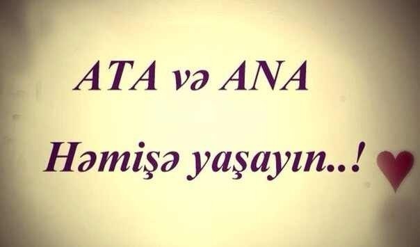 ANA ATADAN İRƏLİDİRMİ?