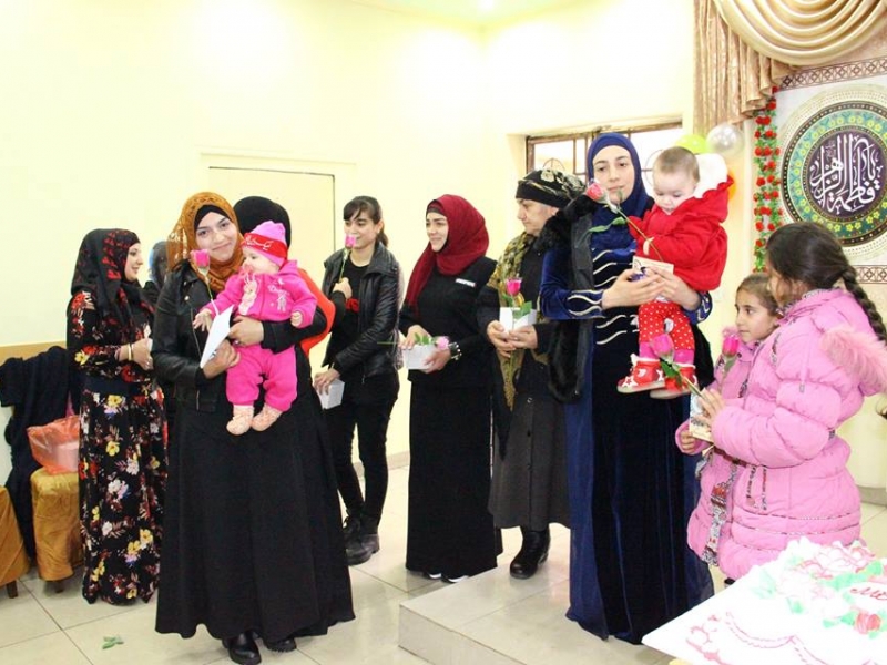RUSTAVİ ŞƏHƏRİNDƏ HZ.FATİMEYİ ZƏHRANIN (S.Ə) TƏVƏLLÜD MƏRASİMİ KEÇİRİLDİ (Foto)