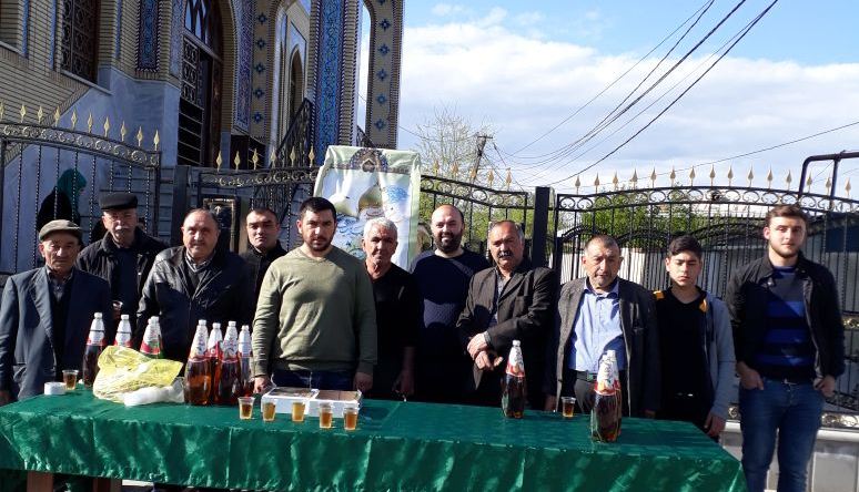 Mübarək təvəllüdlər münasibəti ilə su aksiyası keçirildi (Foto)
