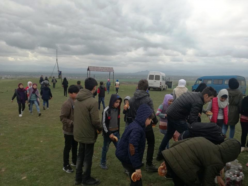 Əhli-beyt (ə) cəmiyyətinin tələbələri Həzrət Qeys ibn Sədin (r.ə) ziyarətgahında (Foto-Video)