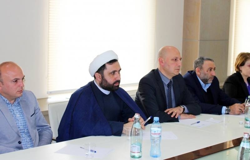 AYƏTULLAH SEYİD HÜSEYNİ QƏZVİNİ GÜRCÜSTANIN DİNİ QURUMU İLƏ GÖRÜŞÜB (Foto)