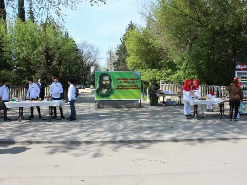 GÜRCÜSTANDA İMAM HÜSEYNİN (Ə) MÖVLUDU QEYD OLUNDU (Foto-Video)
