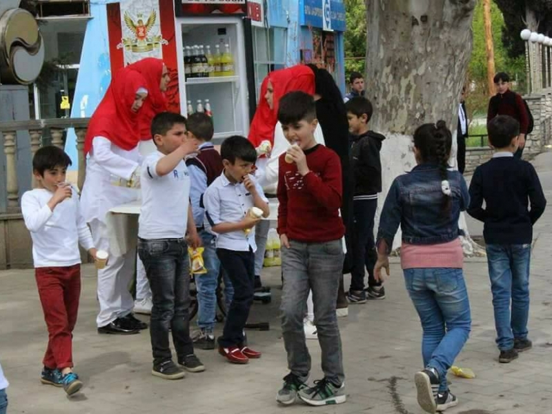 GÜRCÜSTANDA İMAM HÜSEYNİN (Ə) MÖVLUDU QEYD OLUNDU (Foto-Video)