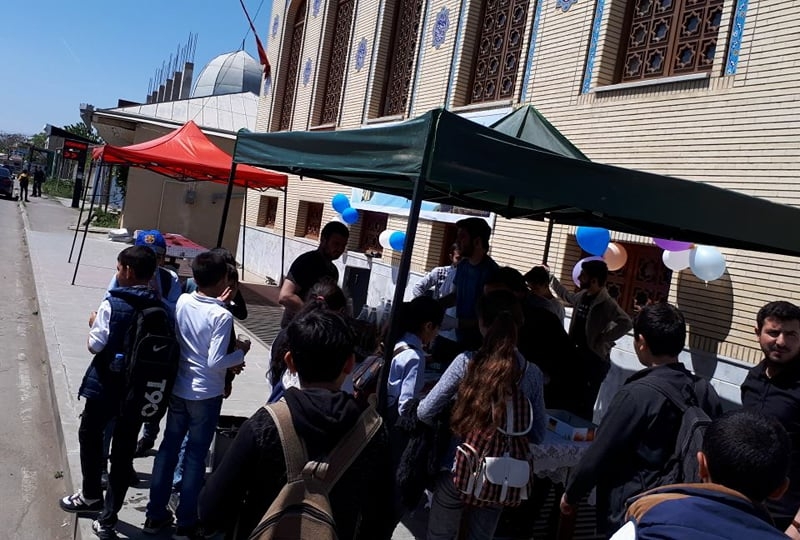 İmam Zamanın (ə.f) təvəllüdü münasibəti ilə su aksiyası keçirildi (Foto)
