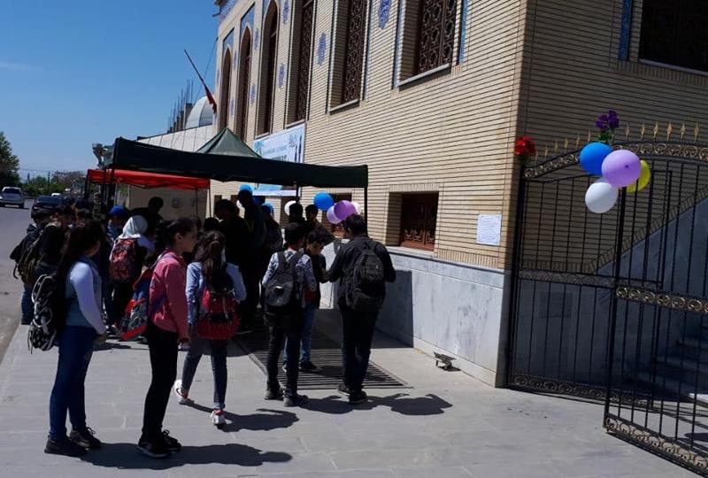 İmam Zamanın (ə.f) təvəllüdü münasibəti ilə su aksiyası keçirildi (Foto)
