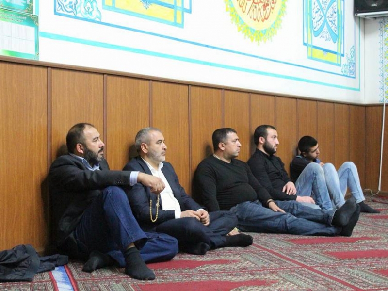 Marneuli İmam Əli məscidində Höccətul-islam vəl-müslimin Rəhim Kargər qonaq oldu (Foto)