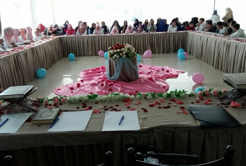 Gürcüstan Əhli-beyt (ə) cəmiyyətində Qurani-Kərimin qiraəti üzrə yarışma keçirildi (Foto)
