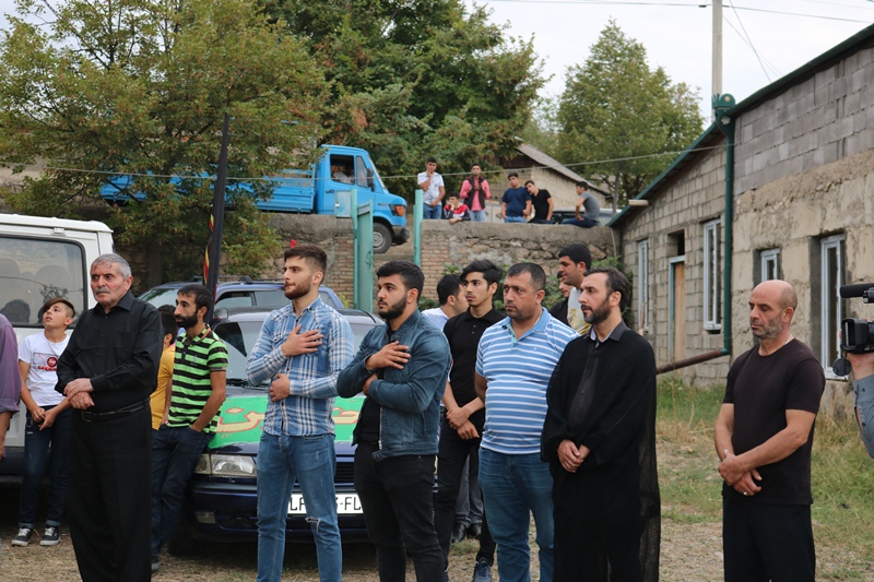 Faxralı kəndində əza mərsimi keçirildi (Foto)