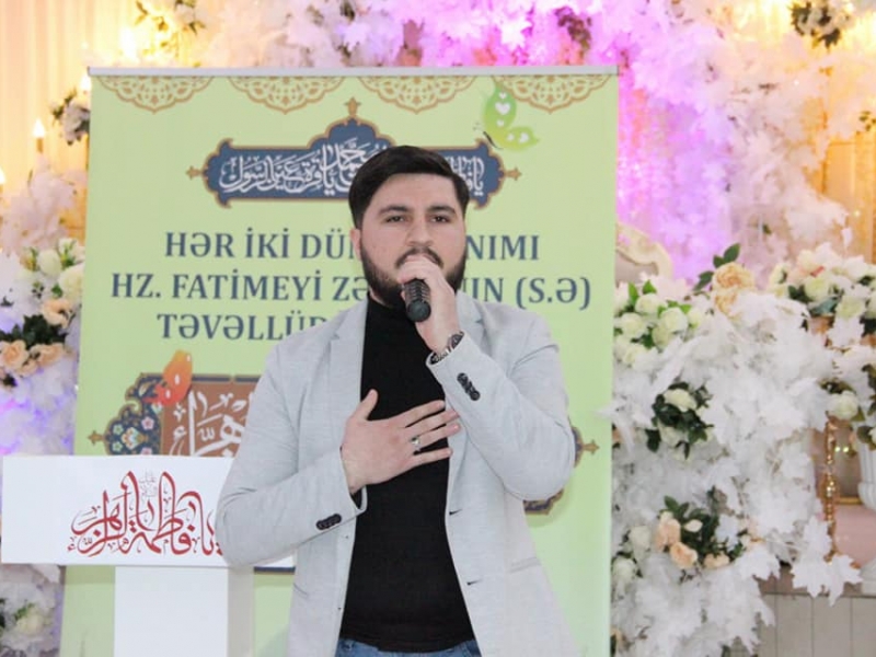 Marneulidə hz. Zəhranın (s.ə) təvəllüd tədbiri keçirildi (Foto)