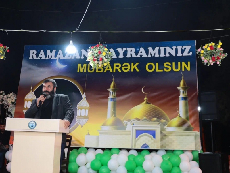 Marneulidə Ramazan bayramı münasibətilə təntənəli tədbir keçirildi (Foto)