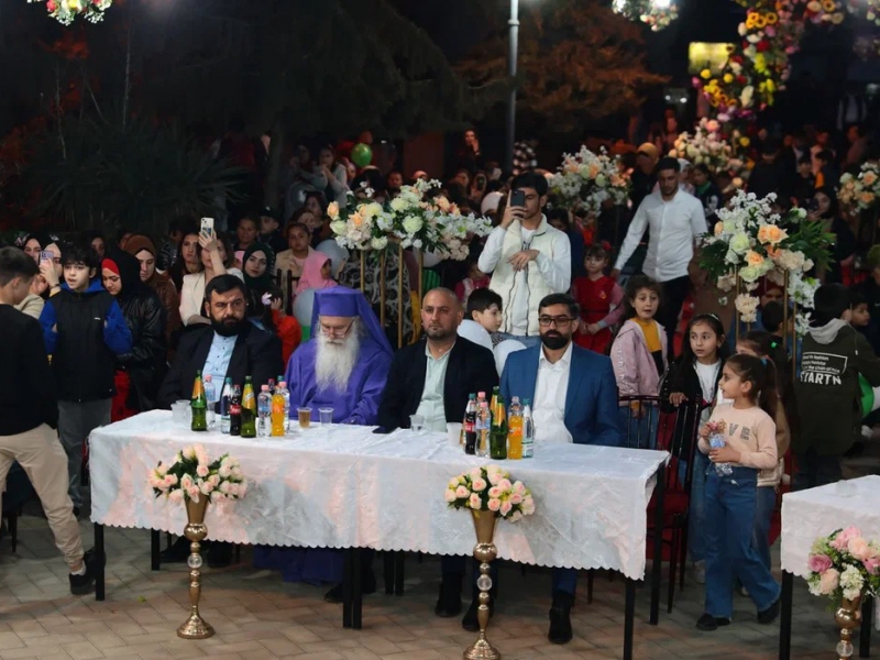 Marneulidə Ramazan bayramı münasibətilə təntənəli tədbir keçirildi (Foto)