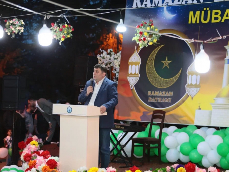 Marneulidə Ramazan bayramı münasibətilə təntənəli tədbir keçirildi (Foto)