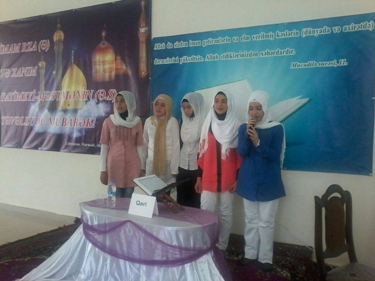Gürcüstanın Marneuli şəhərində İmam Rza (ə) və Hz Məsumənin (s.ə) mübarək mövludları və Quran müsabiqəsi keçirildi
