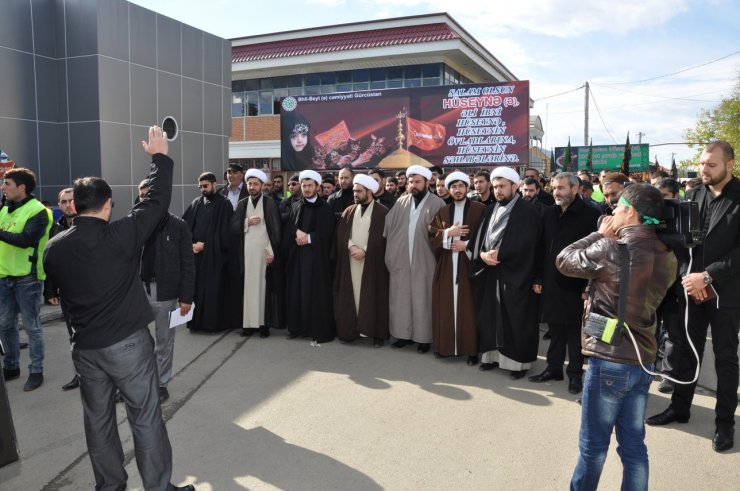 Gürcüstanın Marneuli Şəhərində  tasua yürüşü keçirildi.