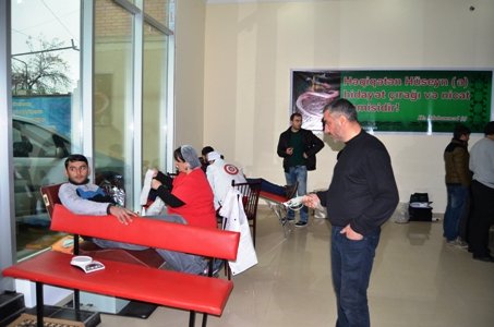 Bu gün qanvermə aksiyası keçirildi