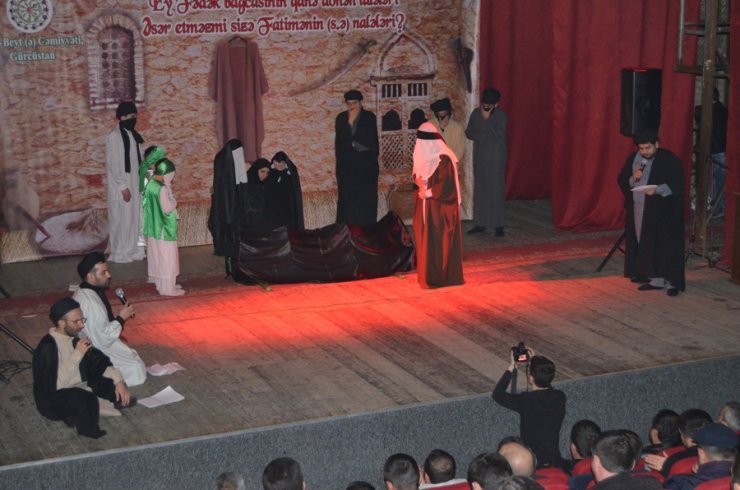 “Gecə naləsi” adlı şəbih tamaşası səhnələşdirildi