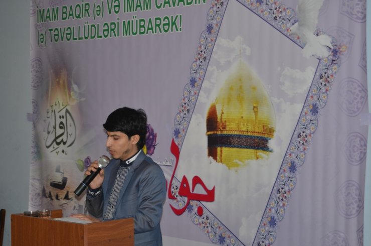 Bu gün İmam Baqir (ə) və İmam Cavadın (ə) mövludları münasibəti ilə bayram tədbiri qeyd olundu