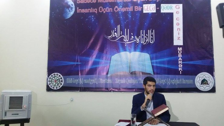 Gürcüstan Əhli-Beyt (ə) cəmiyyətinin Hüseyniyyəsində hər il olduğu kimi bu ildə mübarək Qədr gecəsi qeyd olundu