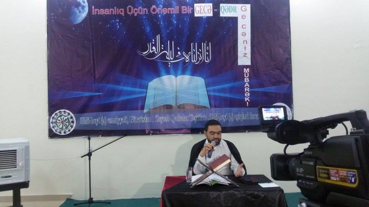 Gürcüstan Əhli-Beyt (ə) cəmiyyətinin Hüseyniyyəsində hər il olduğu kimi bu ildə mübarək Qədr gecəsi qeyd olundu