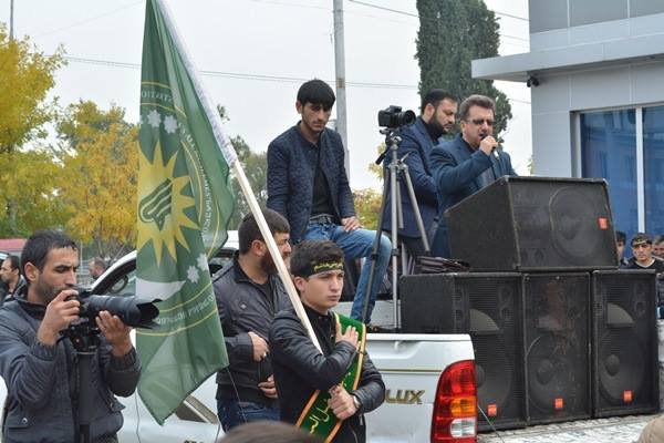 Marneuli şəhərində Tasua günü münasibəti ilə möhtəşəm yürüş keçirildi (Foto-Video)