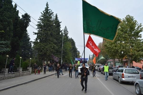 Marneuli şəhərində Tasua günü münasibəti ilə möhtəşəm yürüş keçirildi (Foto-Video)
