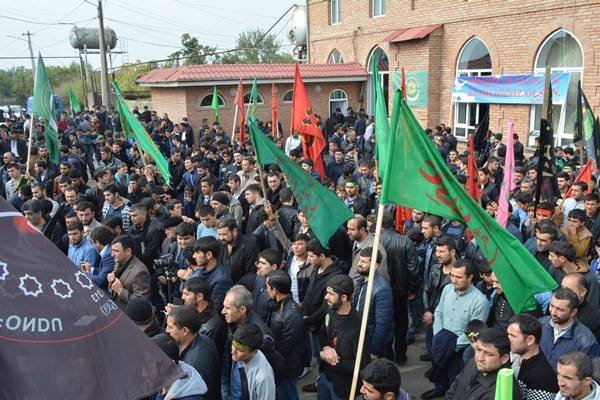 Marneuli şəhərində Tasua günü münasibəti ilə möhtəşəm yürüş keçirildi (Foto-Video)