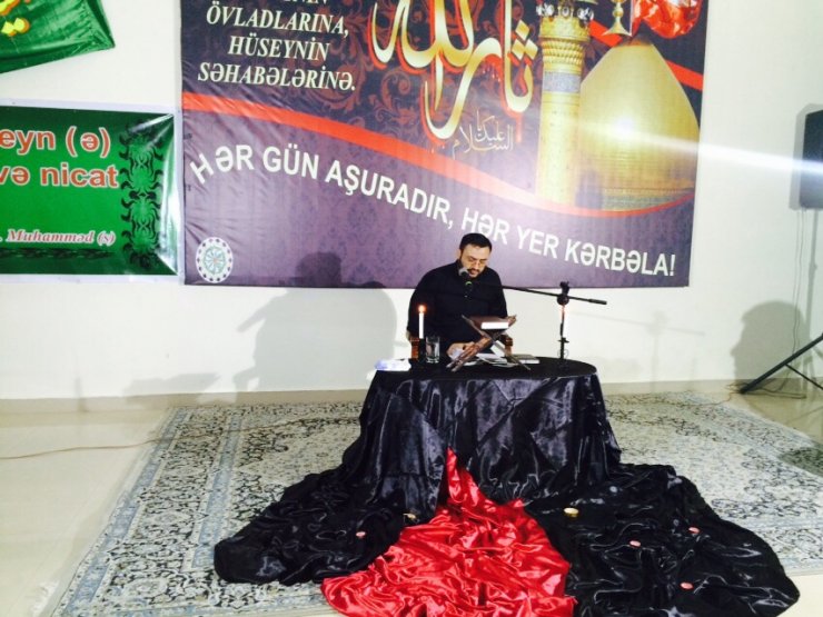 Gürcüstan Əhli Beyt (ə) Cəmiyyətinin Hüseyniyyəsində hər il olduğu kimi bu il də Məhərrəm ayının gəlişi münasibəti ilə məclislər təşkil olunur(Foto)