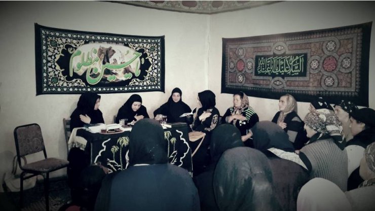 “Zeynəb(s.ə)” Qadınlar Birliyinin təşkilatçılığı ilə Marneuli şəhər Qasımlı kəndində Kərbəla şəhidləri üçün əza məclisi təşkil olundu (Foto)
