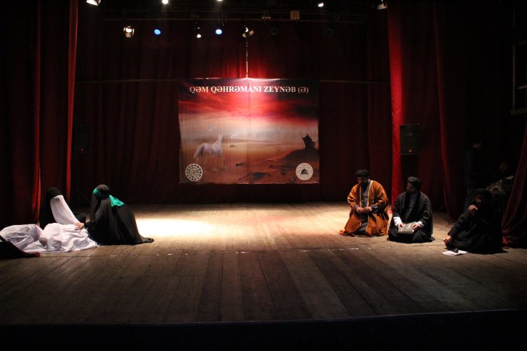 Marneulidə "Qəm qəhrəmanı Zeynəb(s.ə)" adlı şəbih göstərildi (Foto)