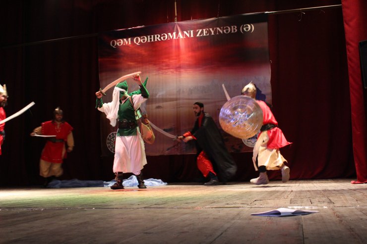 Marneulidə "Qəm qəhrəmanı Zeynəb(s.ə)" adlı şəbih göstərildi (Foto)