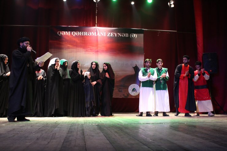 Marneulidə "Qəm qəhrəmanı Zeynəb(s.ə)" adlı şəbih göstərildi (Foto)
