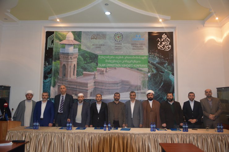 Gürcüstanda "İslam ümmətinin vəhdəti" adlı beynəlxalq konfrans keçirildi (Foto)