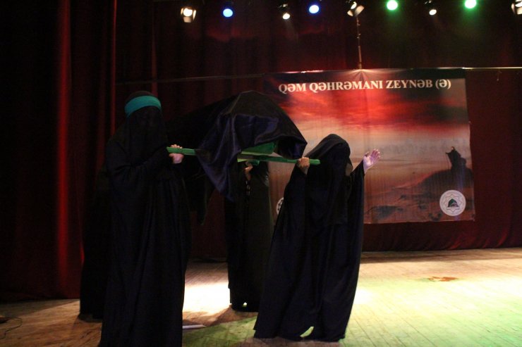 Marneulidə "Qəm qəhrəmanı Zeynəb(s.ə)" adlı şəbih göstərildi (08-11-2015)