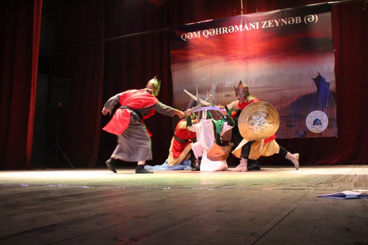 Marneulidə "Qəm qəhrəmanı Zeynəb(s.ə)" adlı şəbih göstərildi (08-11-2015)
