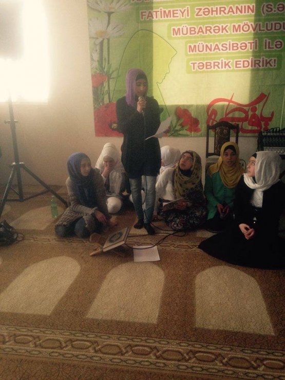 Muhəmməd Rəsulullah (s) məscidində Xanım Fatimənin (s.ə) mübarək təvəllüdü (10-04-2015)