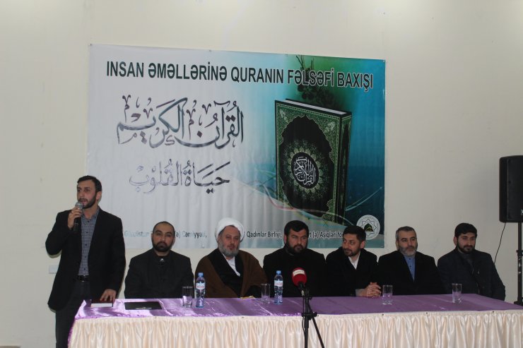 “İnsan əməllərinə Quranın  fəlsəfi baxışı” adlı elmi seminar qeyd olundu (Foto)