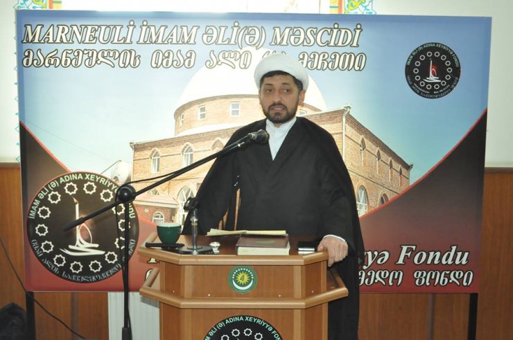 Marneuli İmam Əli (ə) məscidində növbəti Cümə namazı qılındı (foto)