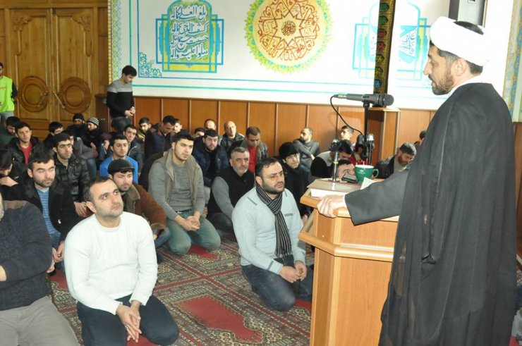 Marneuli İmam Əli (ə) məscidində növbəti Cümə namazı qılındı (foto)
