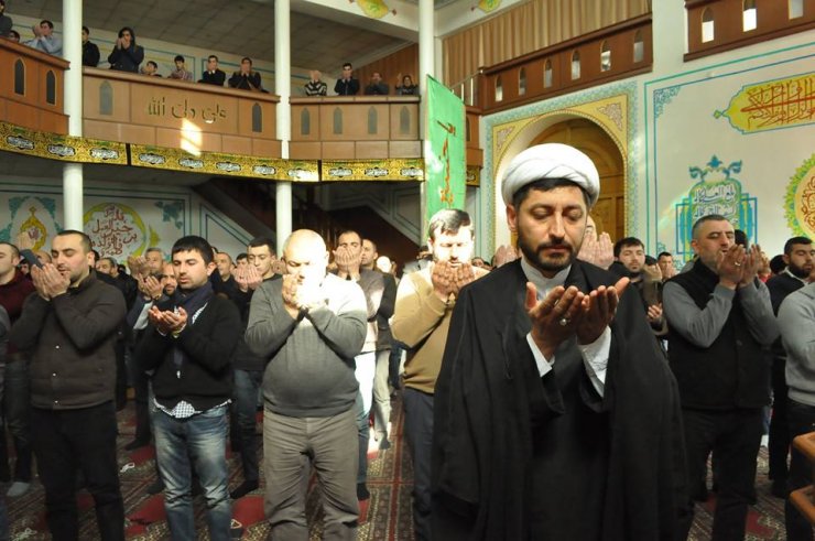 Marneuli İmam Əli (ə) məscidində növbəti Cümə namazı qılındı (foto)