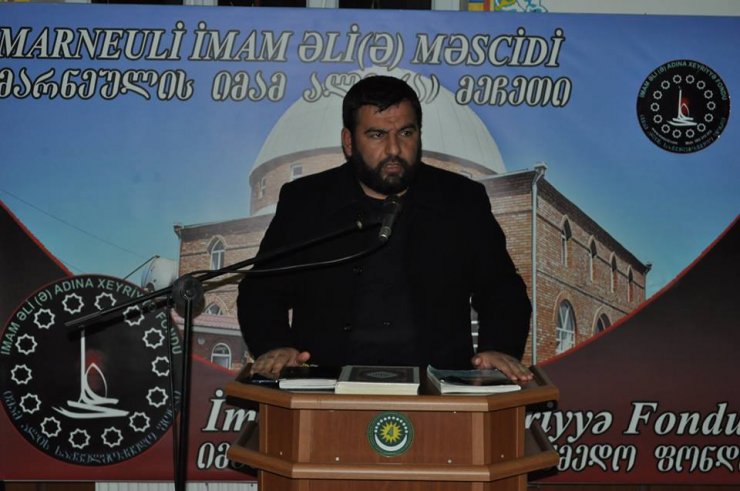 Gürcüstanın İmam Əli ( ə ) məscidində Xanım Zeynəbin ( s.ə ) təvəllüdü qeyd olundu (Foto)
